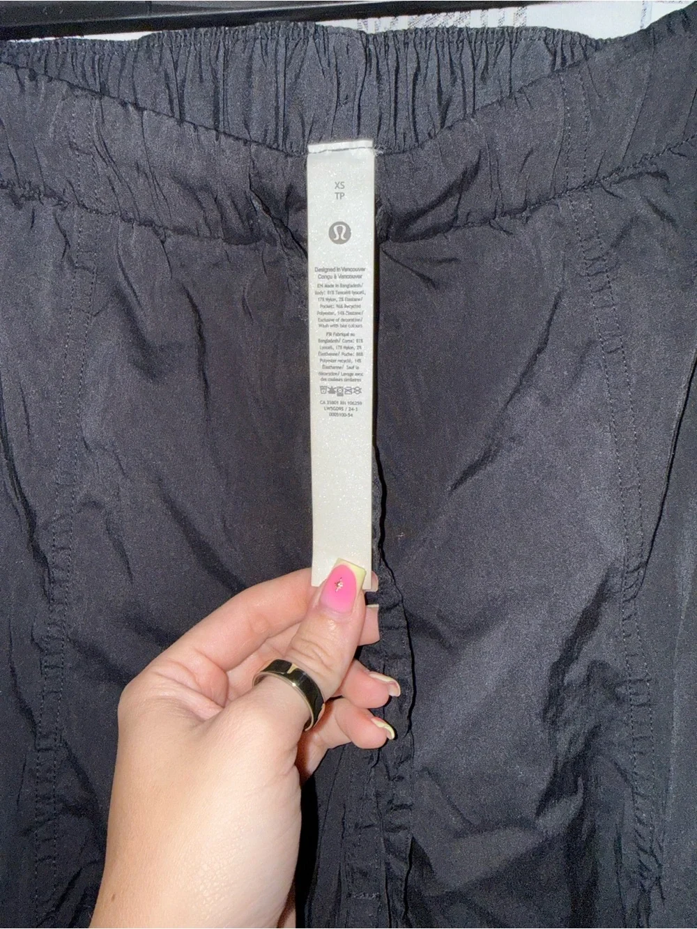 lululemon athletica Black Wide-Leg Cargo Pants